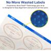 imageAvery Printable Blank Oval Labels 15quot x 25quot Glossy White 90 Customizable Labels 22814Glossy Clear
