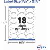 imageAvery Printable Blank Oval Labels 2quot x 313quot Matte White 200 Customizable Labels 2257015 x 25