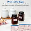 imageAvery Printable Dissolvable Rectangle Labels 114quot x 238quot White 90 Customizable Labels 4224One Size Pack of 6