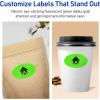 imageAvery Printable Oval Labels Sure Feed Technology 1quot x 2quot Neon Green Labels PrinttoTheEdge LaserInkjet Printable 960 Total Great for Soaps and Candles240 labels