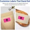 imageAvery Printable Rectangle Labels Sure Feed Technology 34quot x 214quot Neon Magenta Labels PrinttoTheEdge LaserInkjet Printable 1200 Total Great for Mailing600 labels