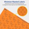 imageAvery Printable Square Labels Sure Feed Technology 1quot x 1quot Bright Orange Labels PrinttoTheEdge LaserInkjet Printable 3840 Total Great for Soaps and QR Codes3 840 labels