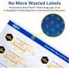 imageAvery Rectangle Labels Sure Feed Technology 15quot x 275quot 100 Glossy White Labels 3645650 labels