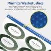 imageAvery TrueBlock Matte White Oval Labels Sure Feed Technology 118quot x 214quot 210 Matte White Labels PrinttoTheEdge LaserInkjet Printable Great for Packaging and Product Merchandising210 labels