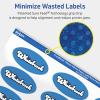 imageAvery TrueBlock Matte White Oval Labels Sure Feed Technology 1quot x 2quot 240 Matte White Labels PrinttoTheEdge LaserInkjet Printable Great for Packaging and Product Merchandising2 400 labels