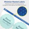 imageAvery TrueBlock Matte White Round Scalloped Labels Sure Feed Technology 25quot Diameter 90 Matte White Labels PrintToTheEdge LaserInkjet Printable Great for Packaging and Product Merchandising90 labels