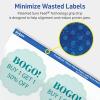 imageAvery TrueBlock Matte White Round Scalloped Labels Sure Feed Technology 25quot Diameter 90 Matte White Labels PrintToTheEdge LaserInkjet Printable Great for Packaging and Product Merchandising225 labels