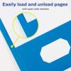 imageAvery Two Pocket Folders Holds up to 40 Sheets Business Card Slot 25 Light Blue Folders 4798625 pack
