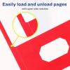 imageAvery Two Pocket Folders Holds up to 40 Sheets Business Card Slot 25 Red Folders 47989Red