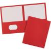 imageAvery Two Pocket Folders Holds up to 40 Sheets Business Card Slot 25 Red Folders 47989Red