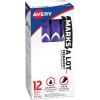 imageAvery Marks A Lot Permanent Markers Large DeskStyle Size Chisel Tip Water and Wear Resistant 12 Purple Markers 08884
