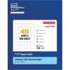 imageAvery UltraDuty GHS Labels Waterproof 1 X 1 White Square Labels 1200 Total Use with Laser Printers1 X 1