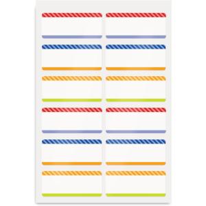 imageAvery NoIron Fabric Labels 12quot x 134quot Washer and DryerSafe Waterproof Labels NonPrintable 54 Total 40720Happy Designs