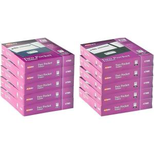 imageAvery Two Pocket Folders Holds up to 40 Sheets Business Card Slot Ideal for Portfolios Presentations and School Dark Blue Box of 25 47985125 pack