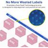 imageAvery Durable Waterproof Hexagon Labels Sure Feed Technology 112quot x 14754quot 200 Total Oil and TearResistant Waterproof Labels PrinttoTheEdge LaserPigmentBased Inkjet Printable2 000 labels