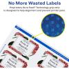 imageAvery Durable Waterproof Rectangle Scalloped Labels Sure Feed Technology 2quot x 3quot 200 Total Oil and TearResistant Waterproof Labels PrinttoTheEdge LaserPigmentBased Inkjet Printable800 labels