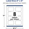imageAvery Durable Waterproof Rectangle Scalloped Labels Sure Feed Technology 2quot x 3quot 200 Total Oil and TearResistant Waterproof Labels PrinttoTheEdge LaserPigmentBased Inkjet Printable200 labels