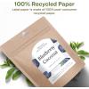 imageAvery EcoFriendly Matte White Recycled Arched Labels 475quot x 35quot PrinttoTheEdge Matte White Labels Permanent Adhesive LaserInkjet Printable 100 Total40 labels