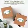 imageAvery EcoFriendly Matte White Recycled Oval Scalloped Labels 118quot x 214quot PrinttoTheEdge Matte White Labels Permanent Adhesive LaserInkjet Printable 210 Total2 100 labels
