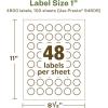 imageAvery EcoFriendly Matte White Recycled Starburst Labels 1quot PrinttoTheEdge Matte White Labels Permanent Adhesive LaserInkjet Printable 480 Total4 800 labels
