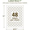imageAvery EcoFriendly Matte White Recycled Starburst Labels 1quot PrinttoTheEdge Matte White Labels Permanent Adhesive LaserInkjet Printable 480 Total480 labels