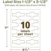 imageAvery EcoFriendly Recycled Wraparound Band Labels 15quot x 35quot Cigar Band Labels Matte White Permanent Adhesive PrinttoTheEdge LaserInkjet Printable 100 Total500 labels