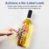 imageAvery Glossy Clear Arched Labels Sure Feed Technology 475quot x 35quot 40 Glossy Clear Labels PrinttoTheEdge LaserInkjet Printable40 labels