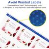 imageAvery Glossy Clear Arched Square Labels Sure Feed Technology 2quot x 2316quot 120 Glossy Clear Labels PrinttoTheEdge LaserInkjet Printable600 labels