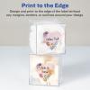 imageAvery Glossy Clear Heart Labels Sure Feed Technology 15quot x 15quot 200 Glossy Clear Labels PrinttoTheEdge LaserInkjet Printable1 000 labels