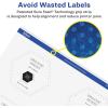 imageAvery Glossy Clear Hexagon Labels Sure Feed Technology 212quot x 25764quot 60 Glossy Clear Labels PrinttoTheEdge LaserInkjet Printable300 labels