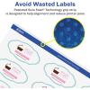 imageAvery Glossy Clear Oval Scalloped Labels Sure Feed Technology 118quot x 214quot 525 Glossy Clear Labels PrinttoTheEdge LaserInkjet Printable525 labels