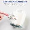 imageAvery Glossy Clear Oval Scalloped Labels Sure Feed Technology 118quot x 214quot 525 Glossy Clear Labels PrinttoTheEdge LaserInkjet Printable525 labels