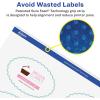 imageAvery Glossy Clear Oval Scalloped Labels Sure Feed Technology 2quot x 3quot 80 Glossy Clear Labels PrinttoTheEdge LaserInkjet Printable80 labels