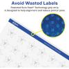 imageAvery Glossy Clear Star Labels Sure Feed Technology 075quot x 075quot 2000 Glossy Clear Labels PrinttoTheEdge LaserInkjet Printable2 000 labels