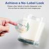 imageAvery Glossy Clear Starburst Labels Sure Feed Technology 3quot 150 Glossy Clear Labels PrinttoTheEdge LaserInkjet Printable150 labels