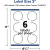 imageAvery Glossy Clear Starburst Labels Sure Feed Technology 3quot 150 Glossy Clear Labels PrinttoTheEdge LaserInkjet Printable600 labels