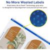 imageAvery Glossy White Arched Labels Sure Feed Technology 3quot x 225quot 90 Labels PrinttoTheEdge LaserInkjet Printable900 labels