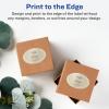 imageAvery Glossy White Oval Scalloped Labels Sure Feed Technology 118quot x 214quot 210 Glossy White Labels PrinttoTheEdge Permanent Adhesive LaserInkjet Printable210 labels