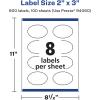 imageAvery Glossy White Oval Scalloped Labels Sure Feed Technology 2quot x 3quot 200 Glossy White Labels PrinttoTheEdge Permanent Adhesive LaserInkjet Printable800 labels