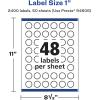 imageAvery Glossy White Starburst Labels Sure Feed Technology 1quot 1200 Glossy White Labels PrinttoTheEdge Permanent Adhesive LaserInkjet Printable2 400 labels