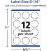 imageAvery Glossy White Starburst Labels Sure Feed Technology 225quot 120 Glossy White Labels PrinttoTheEdge Permanent Adhesive LaserInkjet Printable300 labels