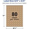 imageAvery Kraft Brown Heart Labels Sure Feed Technology 075quot x 075quot 1200 Kraft Brown Labels PrinttoTheEdge LaserInkjet Printable2 000 labels