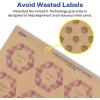 imageAvery Kraft Brown Hexagon Labels Sure Feed Technology 112quot x 14754quot 500 Kraft Brown Labels PrinttoTheEdge LaserInkjet Printable2 000 labels