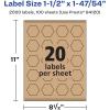 imageAvery Kraft Brown Hexagon Labels Sure Feed Technology 112quot x 14754quot 500 Kraft Brown Labels PrinttoTheEdge LaserInkjet Printable2 000 labels