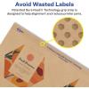 imageAvery Kraft Brown Hexagon Labels Sure Feed Technology 212quot x 25764quot 150 Kraft Brown Labels PrinttoTheEdge LaserInkjet Printable150 labels