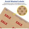 imageAvery Kraft Brown Oval Scalloped Labels Sure Feed Technology 118quot x 214quot 315 Kraft Brown Labels PrinttoTheEdge LaserInkjet Printable2 100 labels