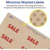 imageAvery Kraft Brown Scalloped Oval Labels with Sure Feed Technology 118quot x 214quot Print to The Edge LaserInkjet Printable Labels 525 Total 22855One Size