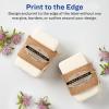 imageAvery Kraft Brown Scalloped Oval Labels with Sure Feed Technology 118quot x 214quot Print to The Edge LaserInkjet Printable Labels 525 Total 22855One Size