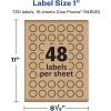imageAvery Kraft Brown Starburst Labels Sure Feed Technology 1quot 1200 Kraft Brown Labels PrinttoTheEdge LaserInkjet Printable720 labels