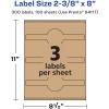 imageAvery Kraft Brown Wraparound Band Labels Sure Feed Technology 238quot x 8quot Cigar Band Labels 300 Total LaserInkjet Printable300 labels
